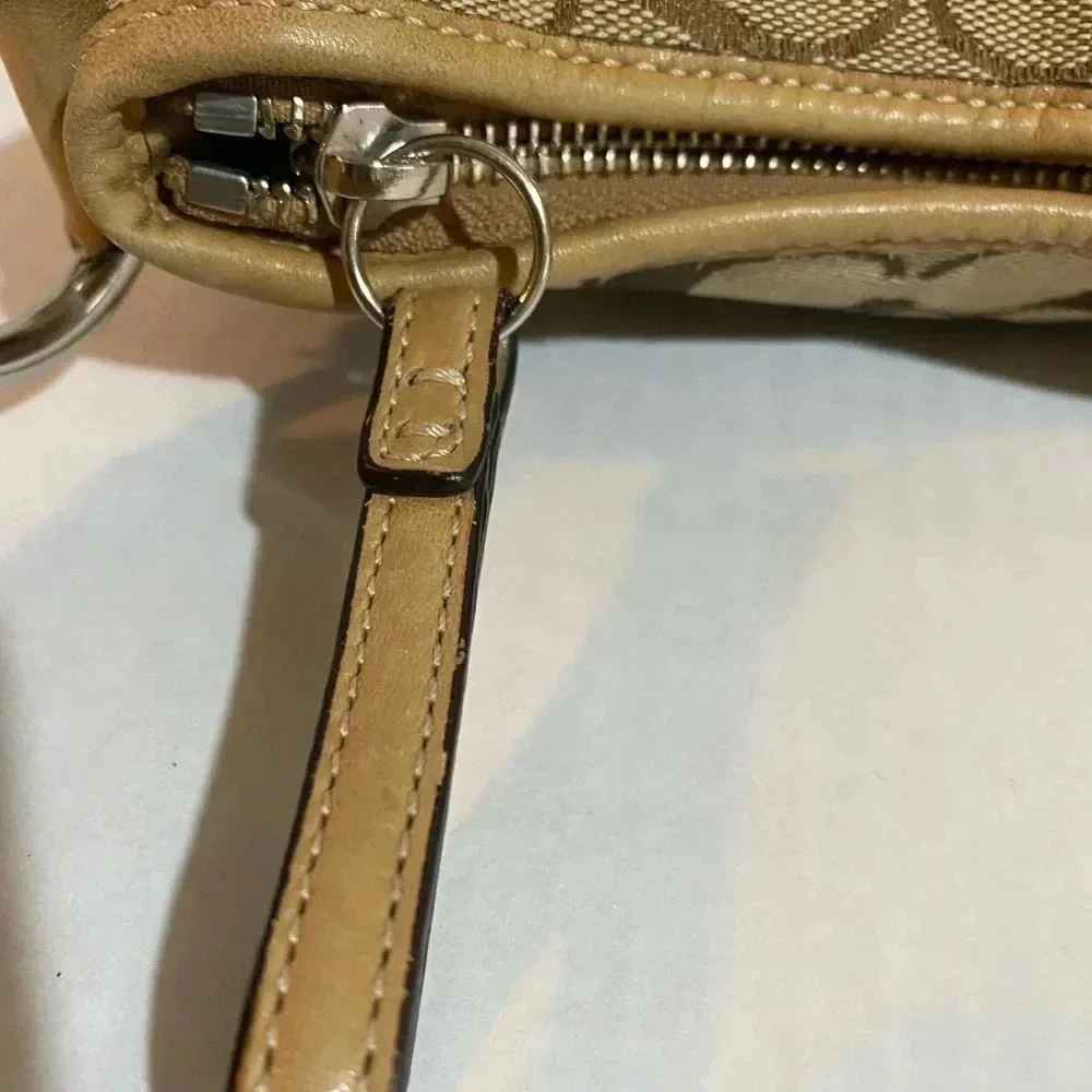 Coach CC signature print canvas handbag